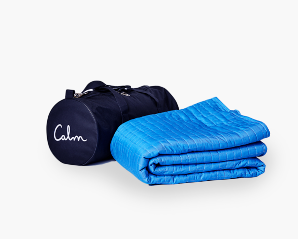 Calm + Calm X Gravity: Travel Blanket