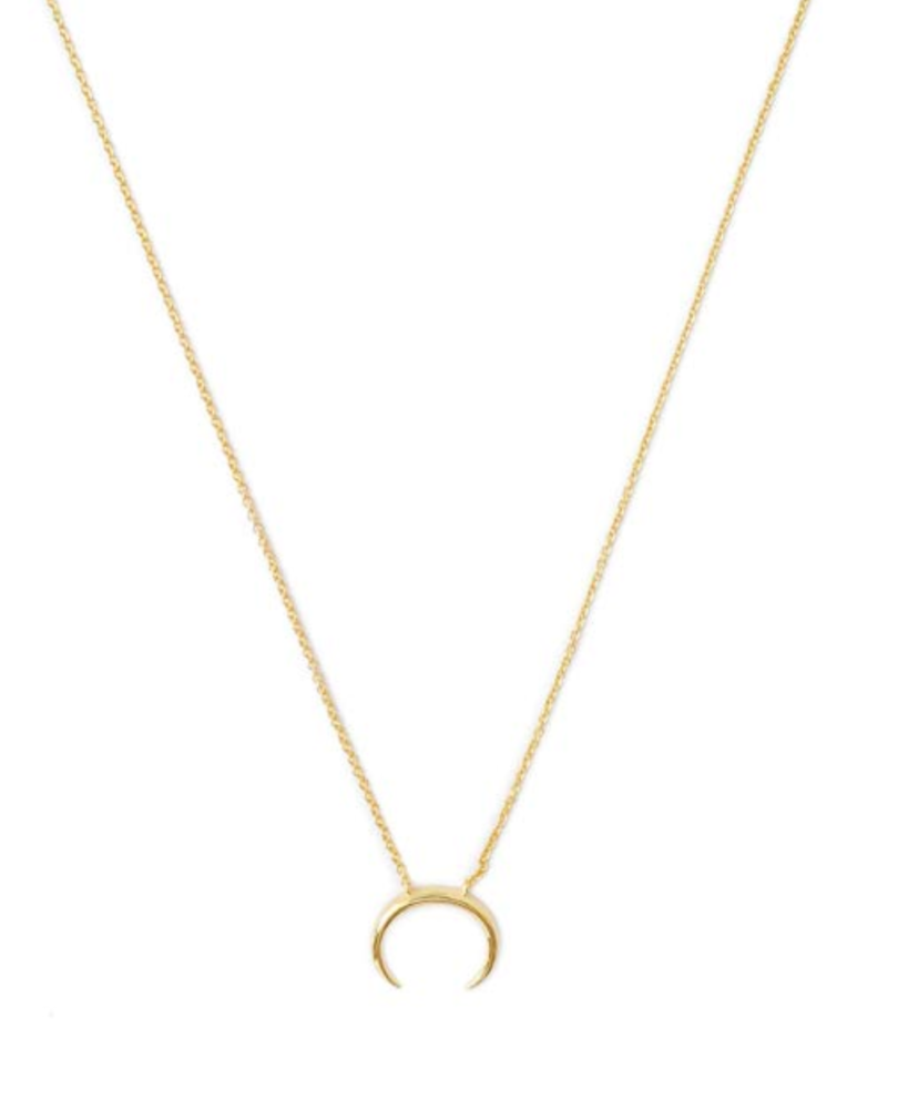 HONEYCAT + Tiny Crescent Horn Necklace