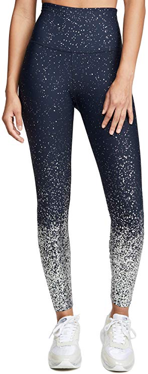 Beyond Yoga Speckled Sports Bra and Ombre Shimmer Leggings