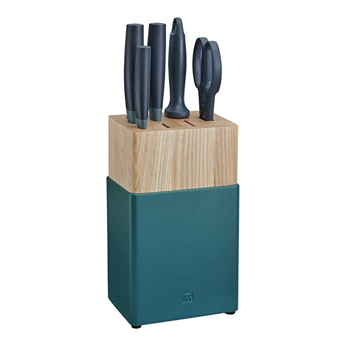 Zwilling J.A. Henckels Now S 8-Piece Knife Block Set - Blueberry Blue