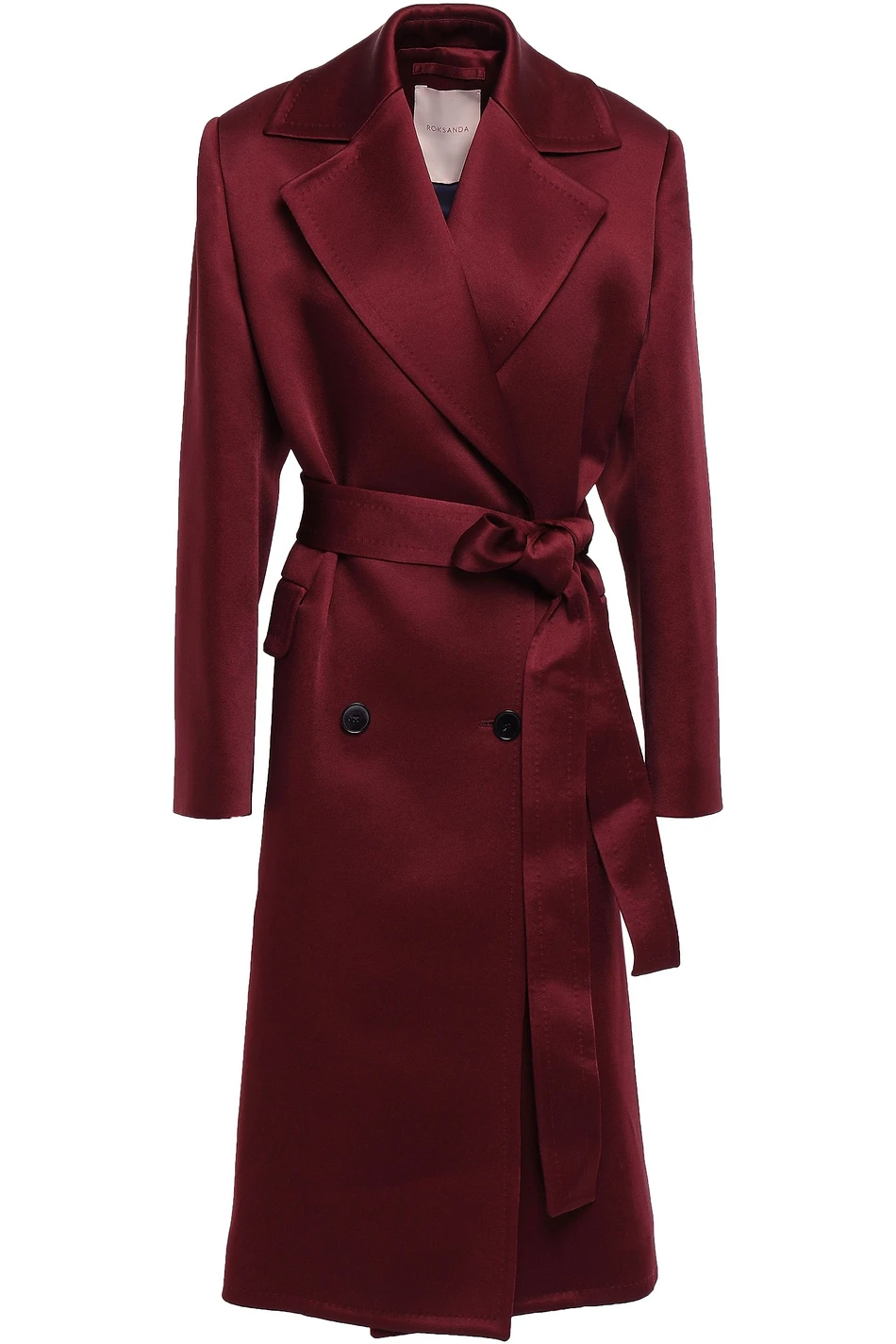 Jaeger burgundy best sale wool trench coat