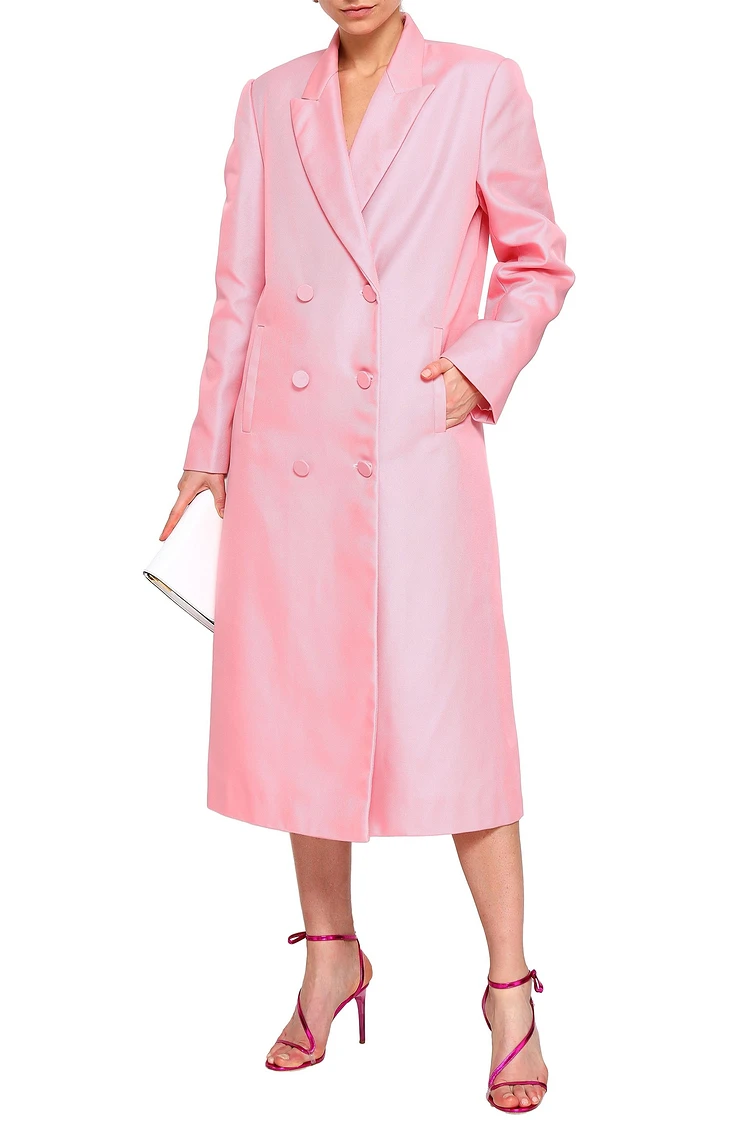 helmut lang pink coat