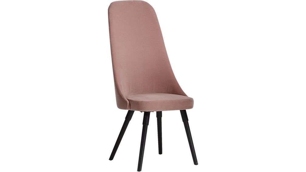 cb2 pink chair