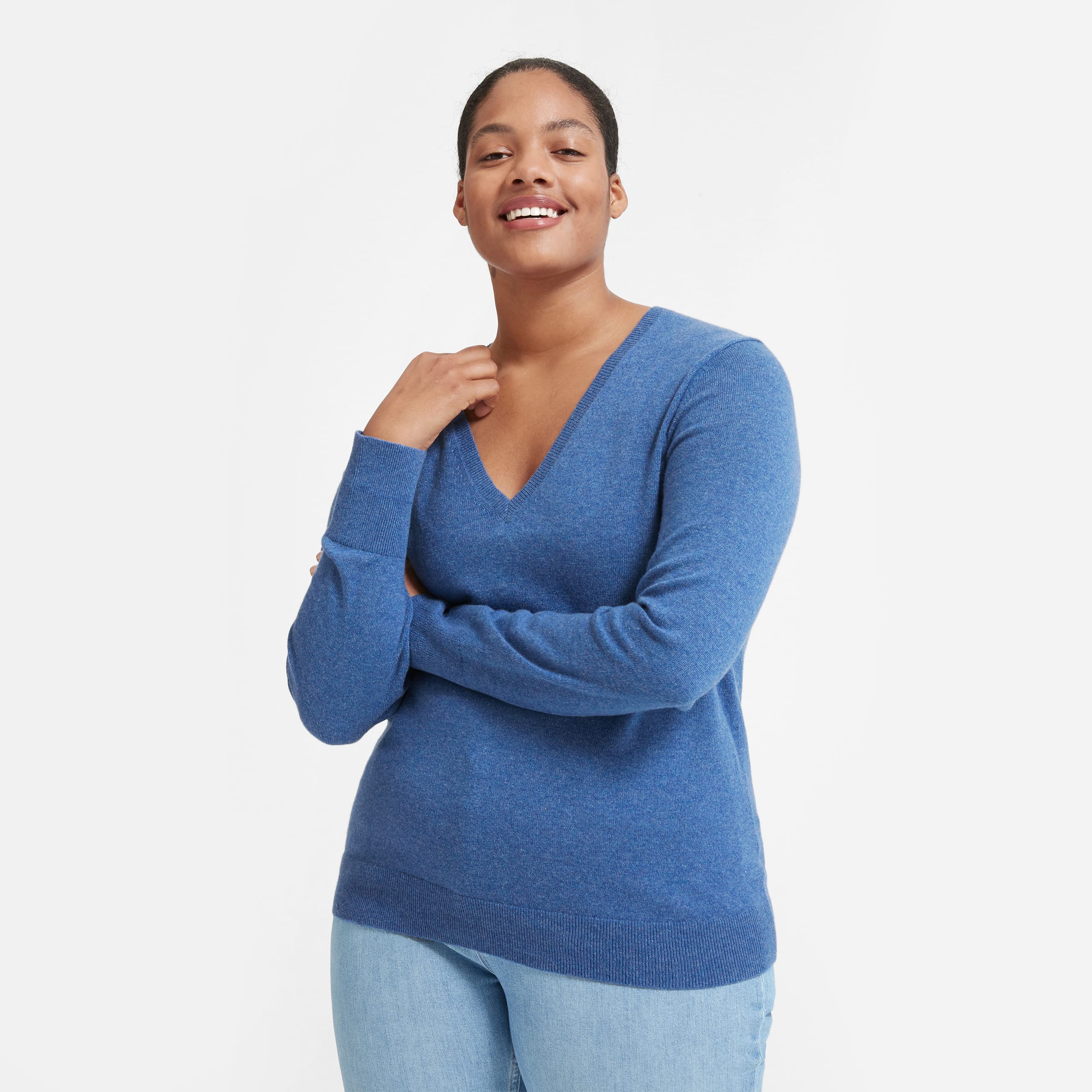 Everlane + The Cashmere V-Neck