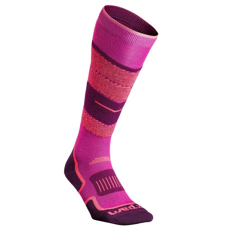 WED’ZE + WEDZE 300 Adult Ski Socks – Pink