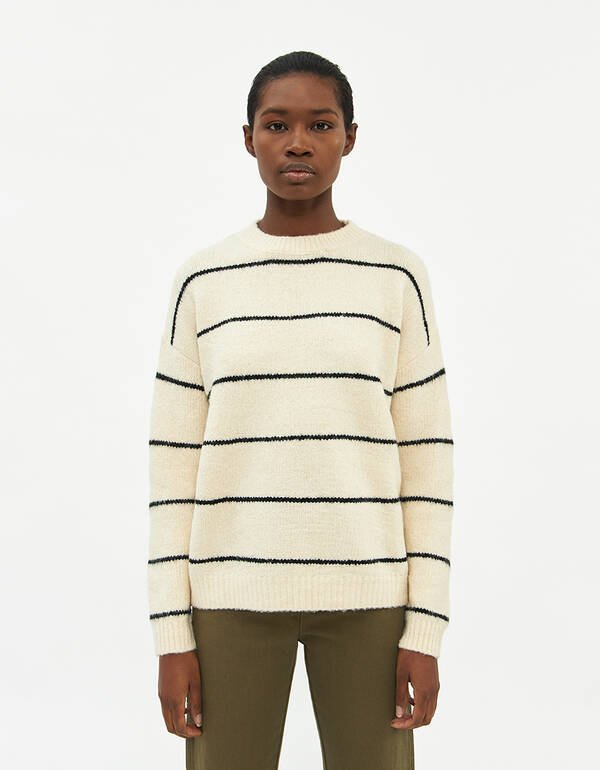 Need Supply + Laurel Striped Knit Pullover