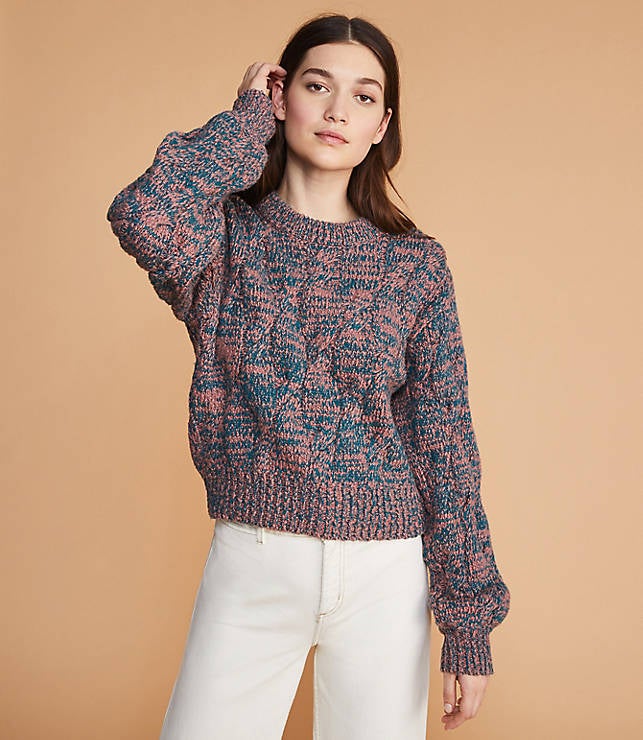 Lou & Grey + Marled Cable Sweater