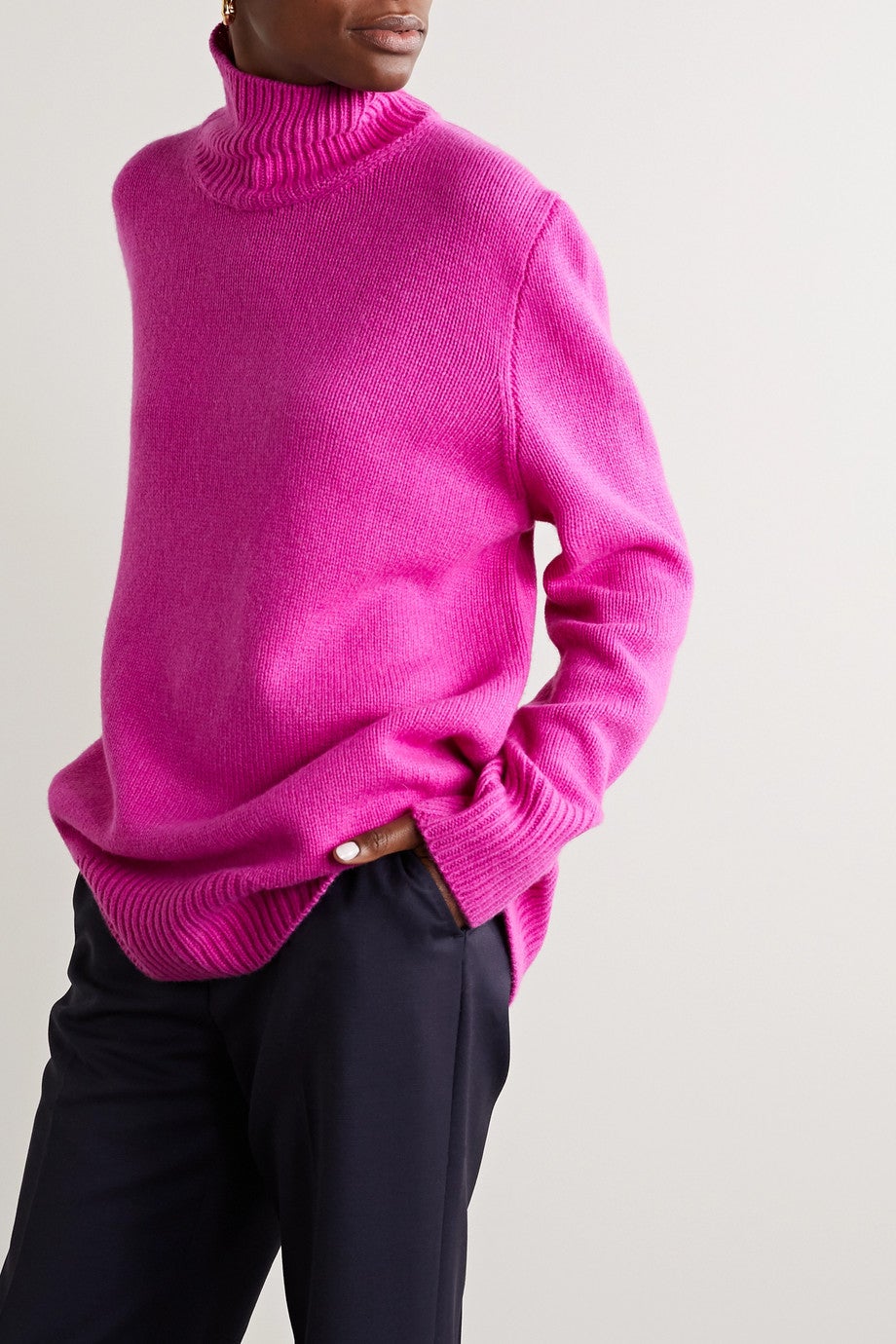 The Row Sadel cashmere turtleneck sweater