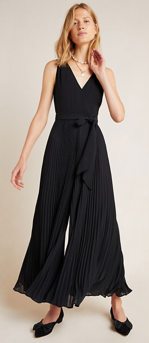 viva pleated jumpsuit