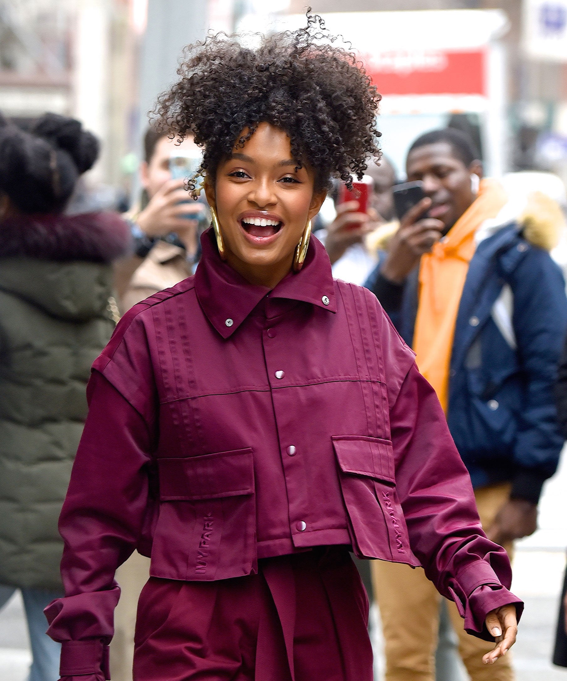 ivy park orange jacket