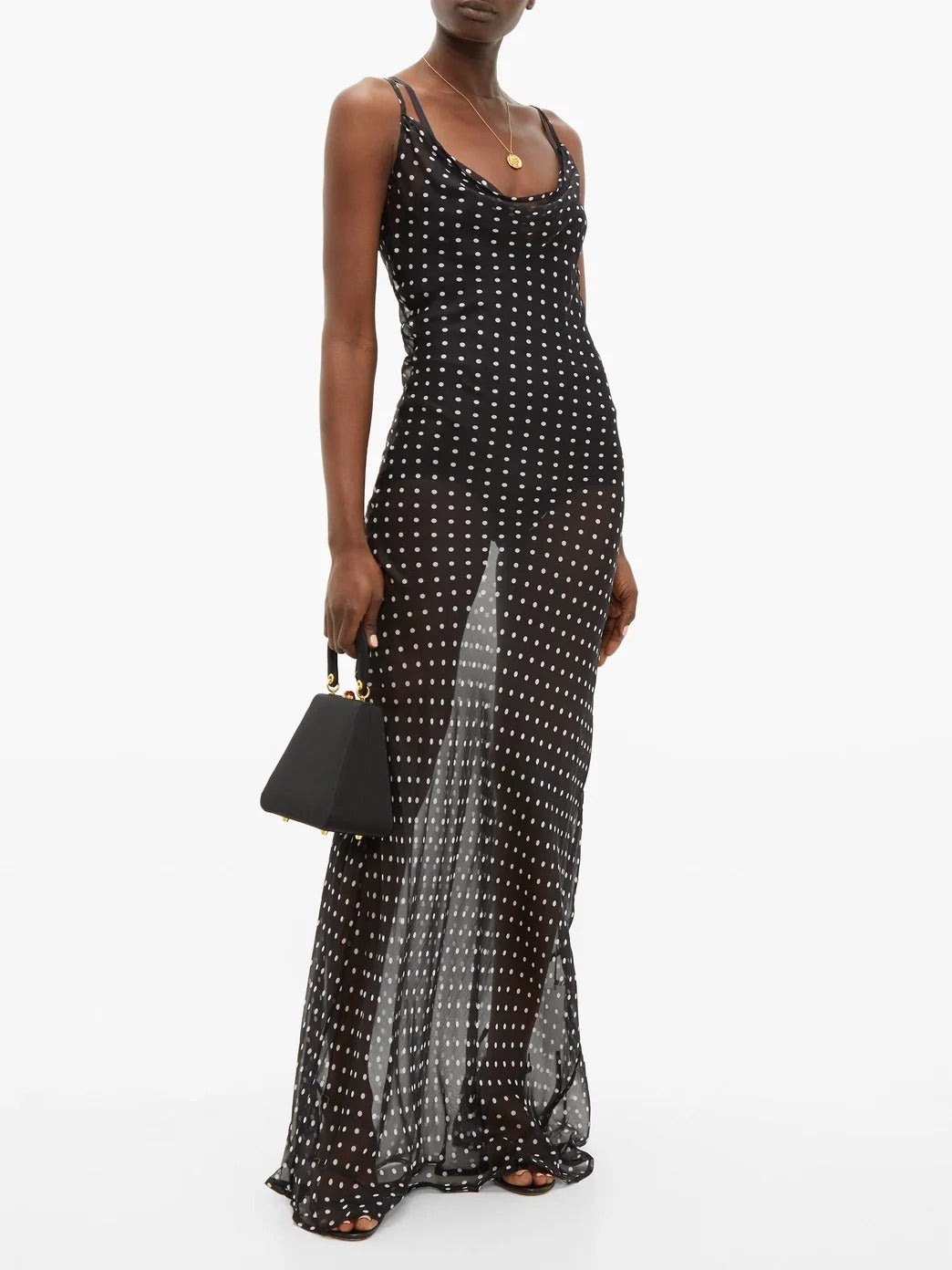 Rat & Boa + Gisele Polka Dot Maxi Dress