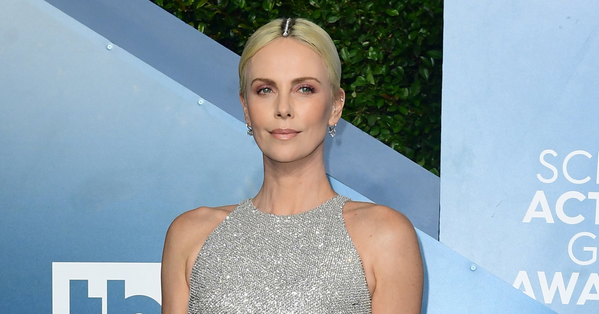 Charlize Theron Just Wore Tiffany Diamonds in Her Hair to Hide Her