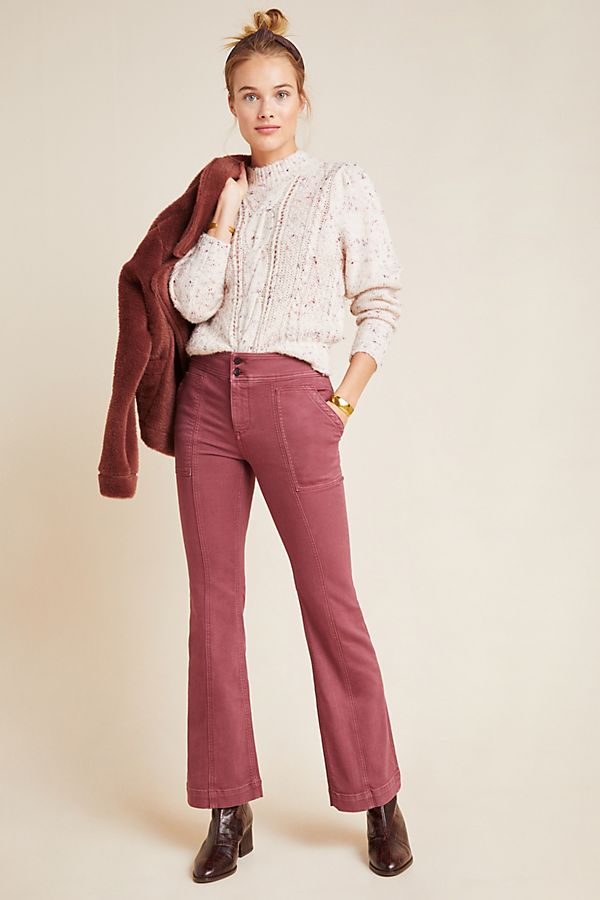 Pilcro High-Rise Bootcut Corduroy Pants