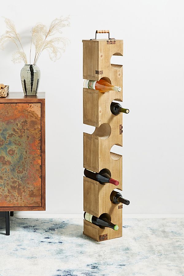 Anthropologie + Wine Bottle Tower