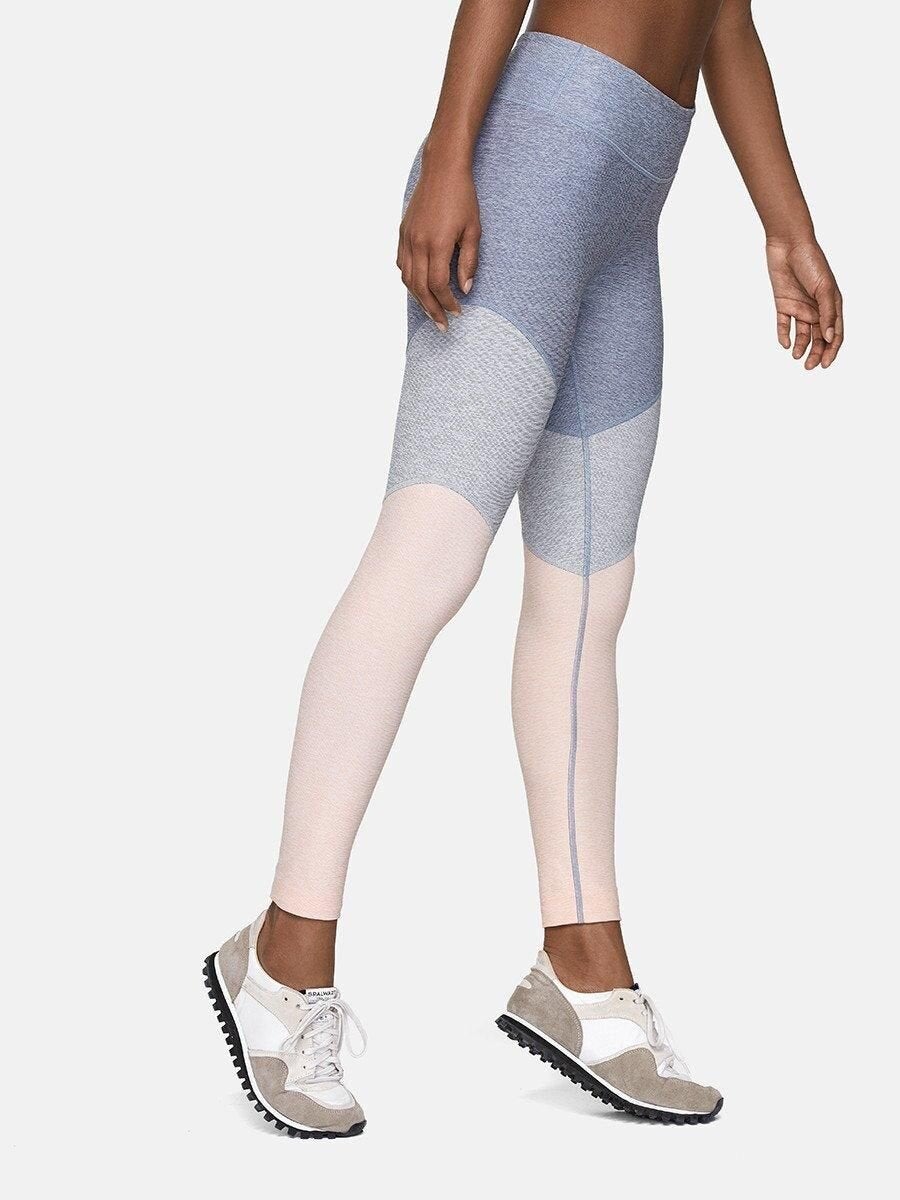 OUTDOOR VOICES BLUE OMBRE HEATHERED SPRINGS 7/8 LEGGINGS SIZE MEDIUM–  WEARHOUSE CONSIGNMENT