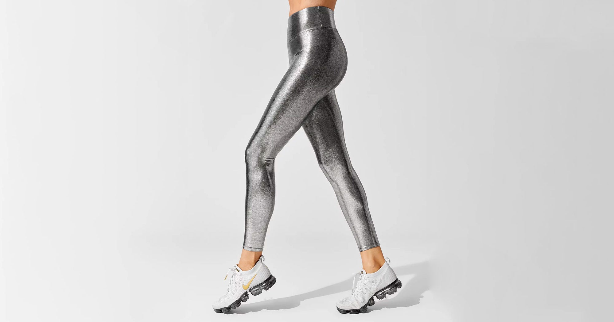 Nike Pro Sparkle Training 881778-013 Silver Black Metallic Leggings Small |  eBay