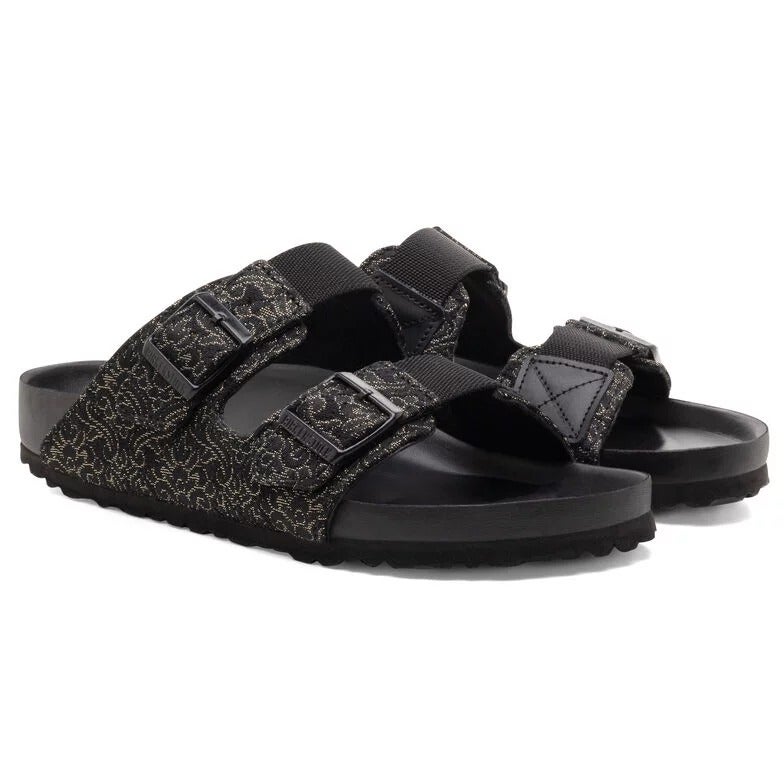 Birkenstock x Random Identities Arizona Textile Brocade Black