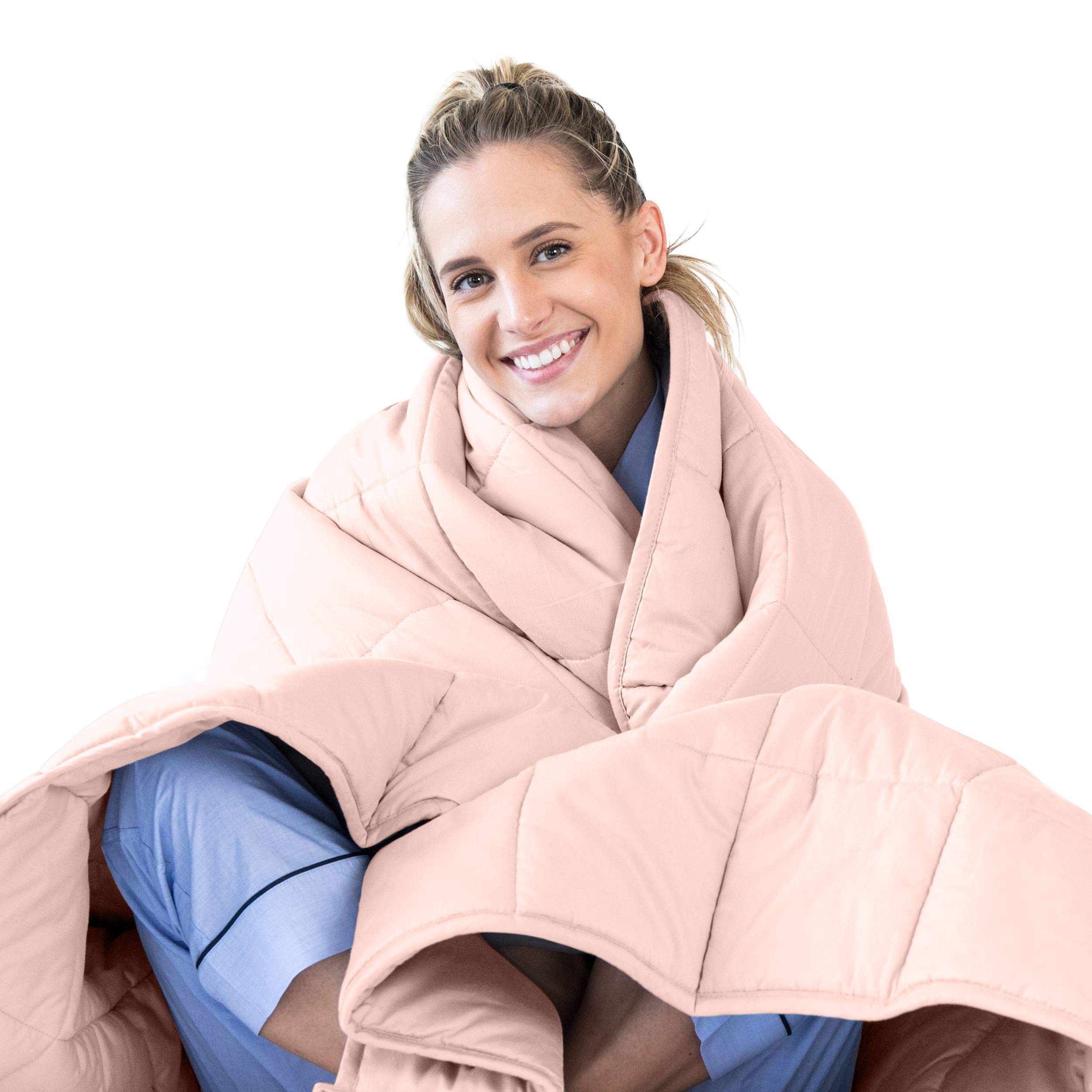 LUNA + Adult Weighted Blanket, 15 lbs (Queen)