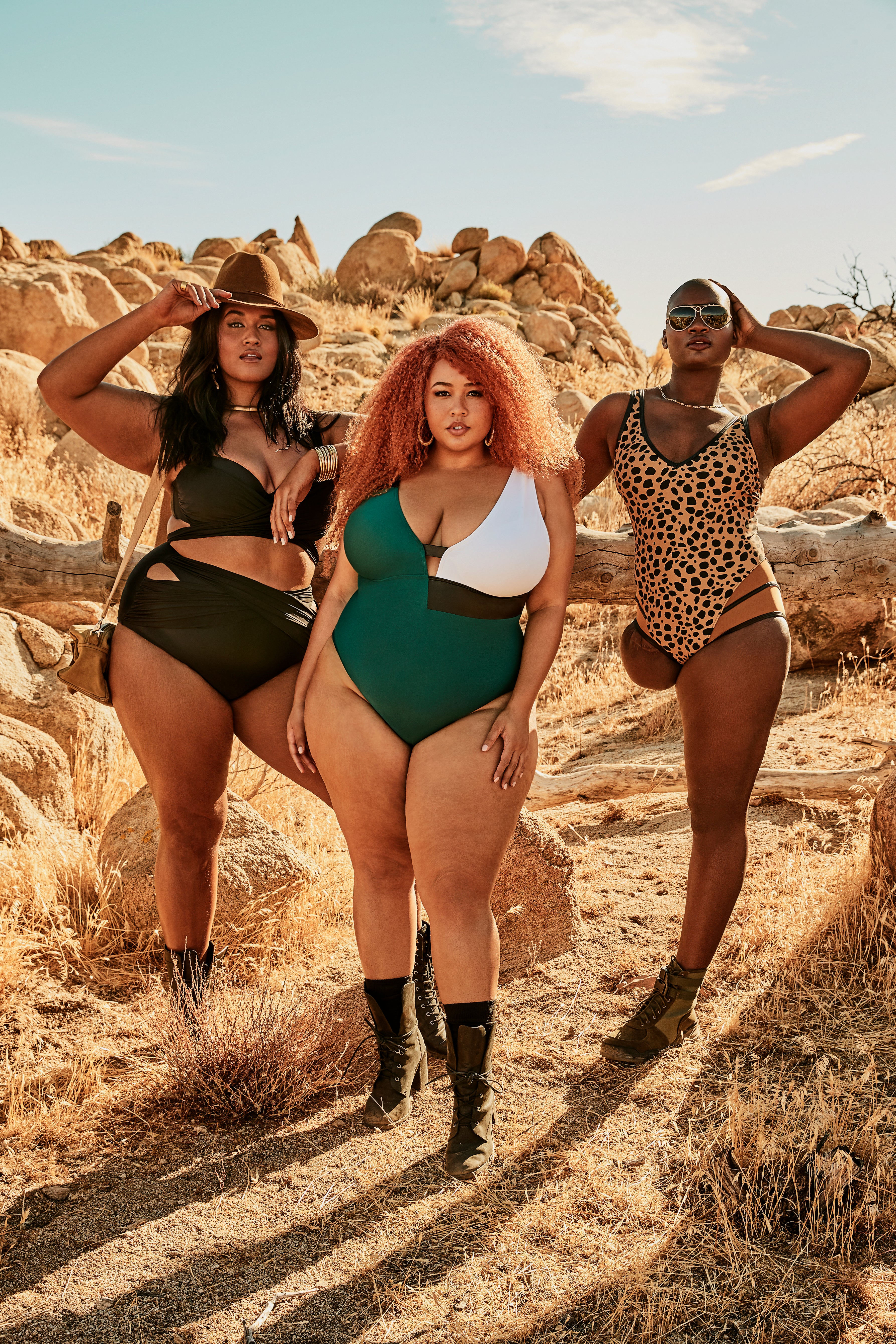 GabiFresh x Swimsuits For All + Roller Coaster Black Underwire Bikini