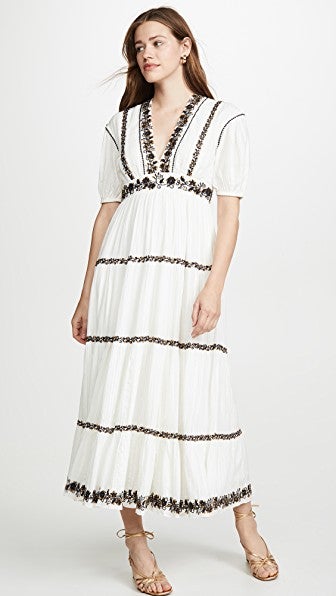 ulla johnson fifi embroidered tulle maxi dress