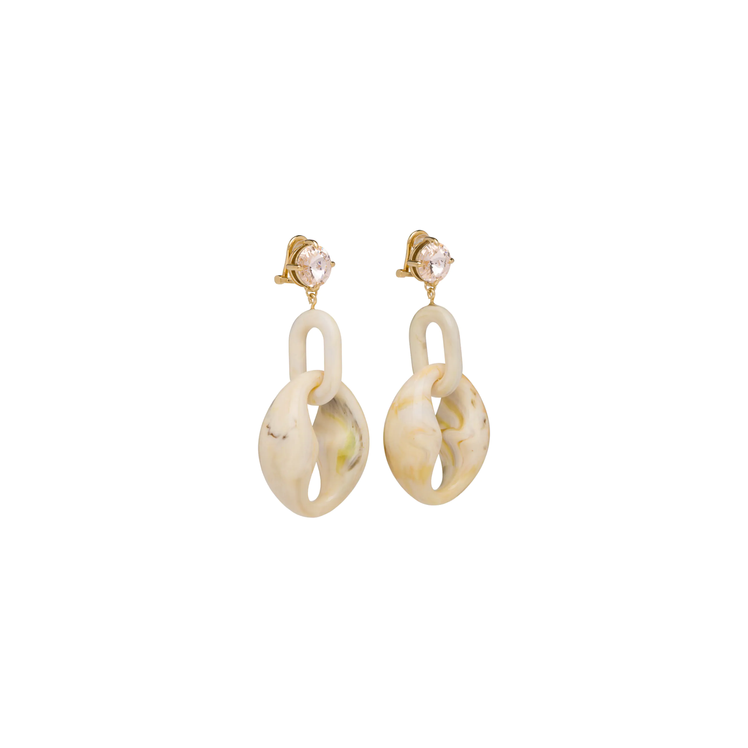 Prada + Plexiglas Earrings