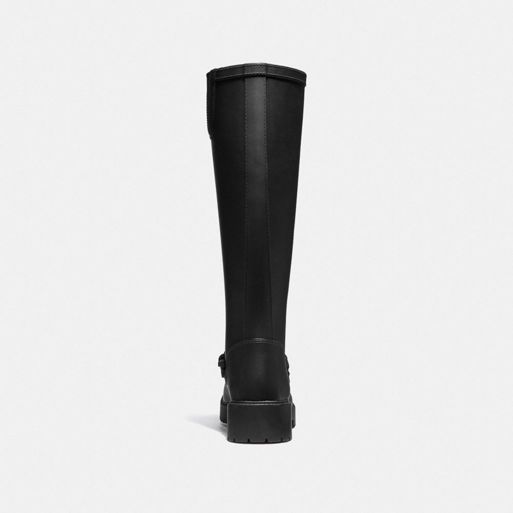 coach westerly tall rain boot