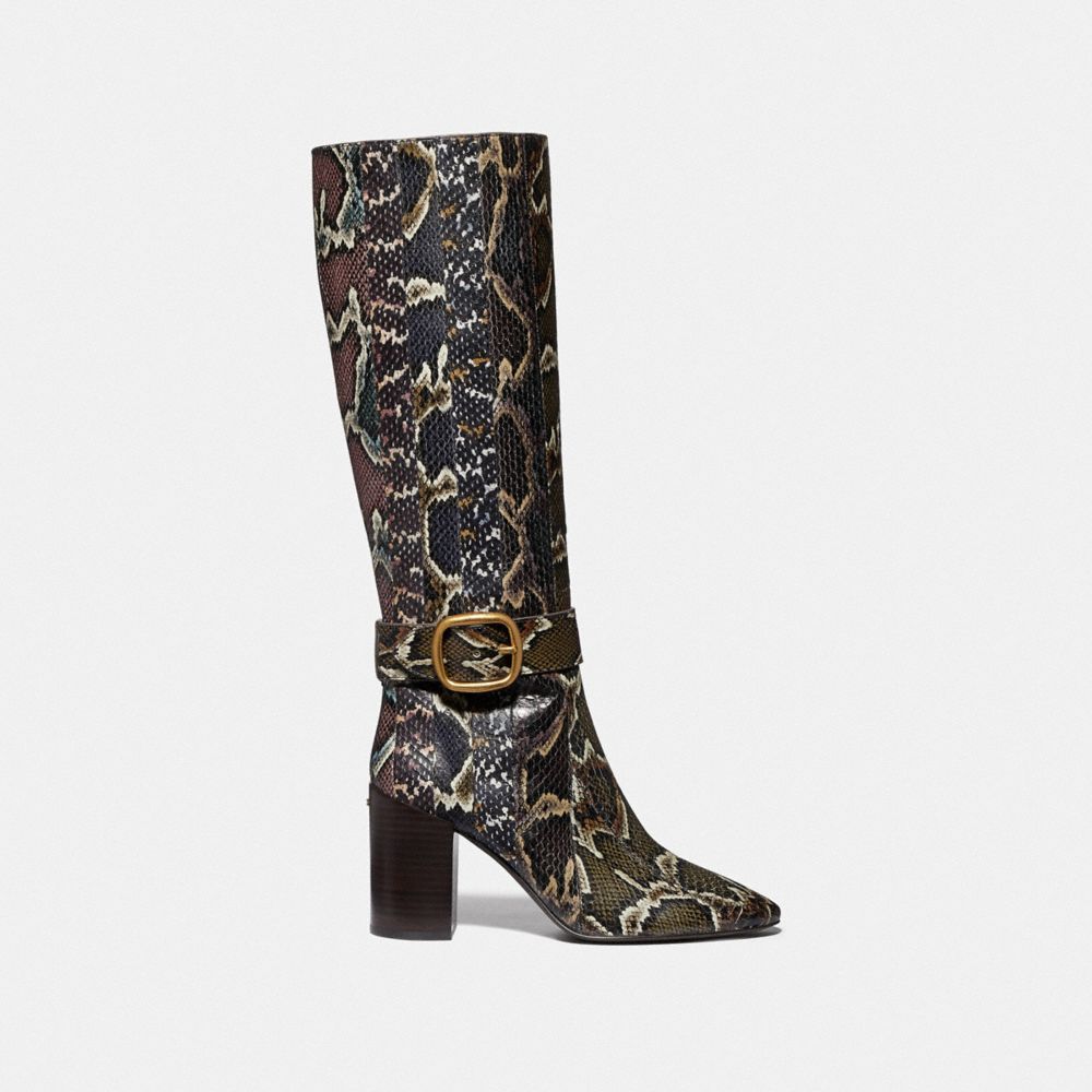 evelyn boot in snakeskin