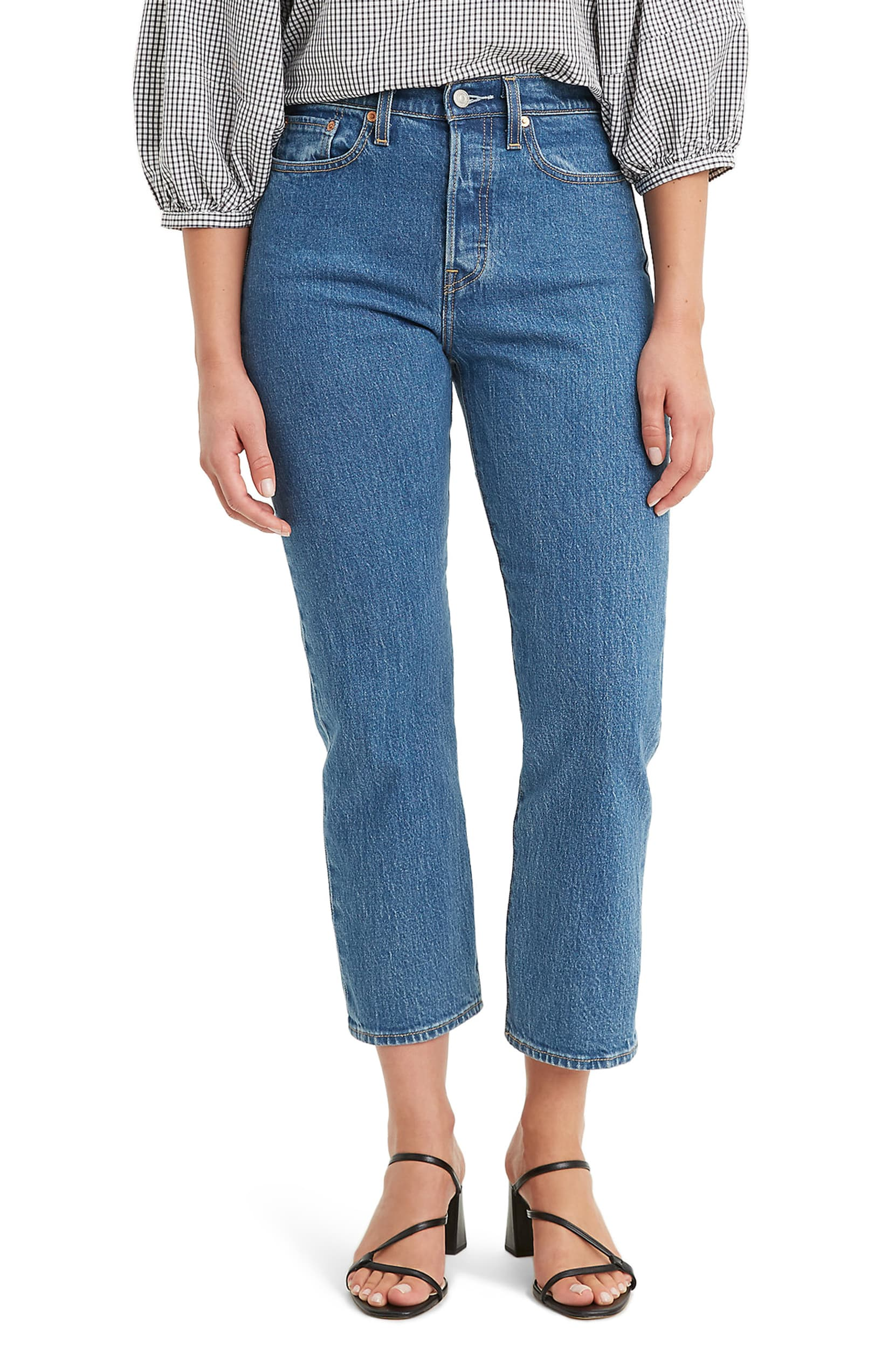 Levis The Wedgie High Waist Straight Leg Jeans