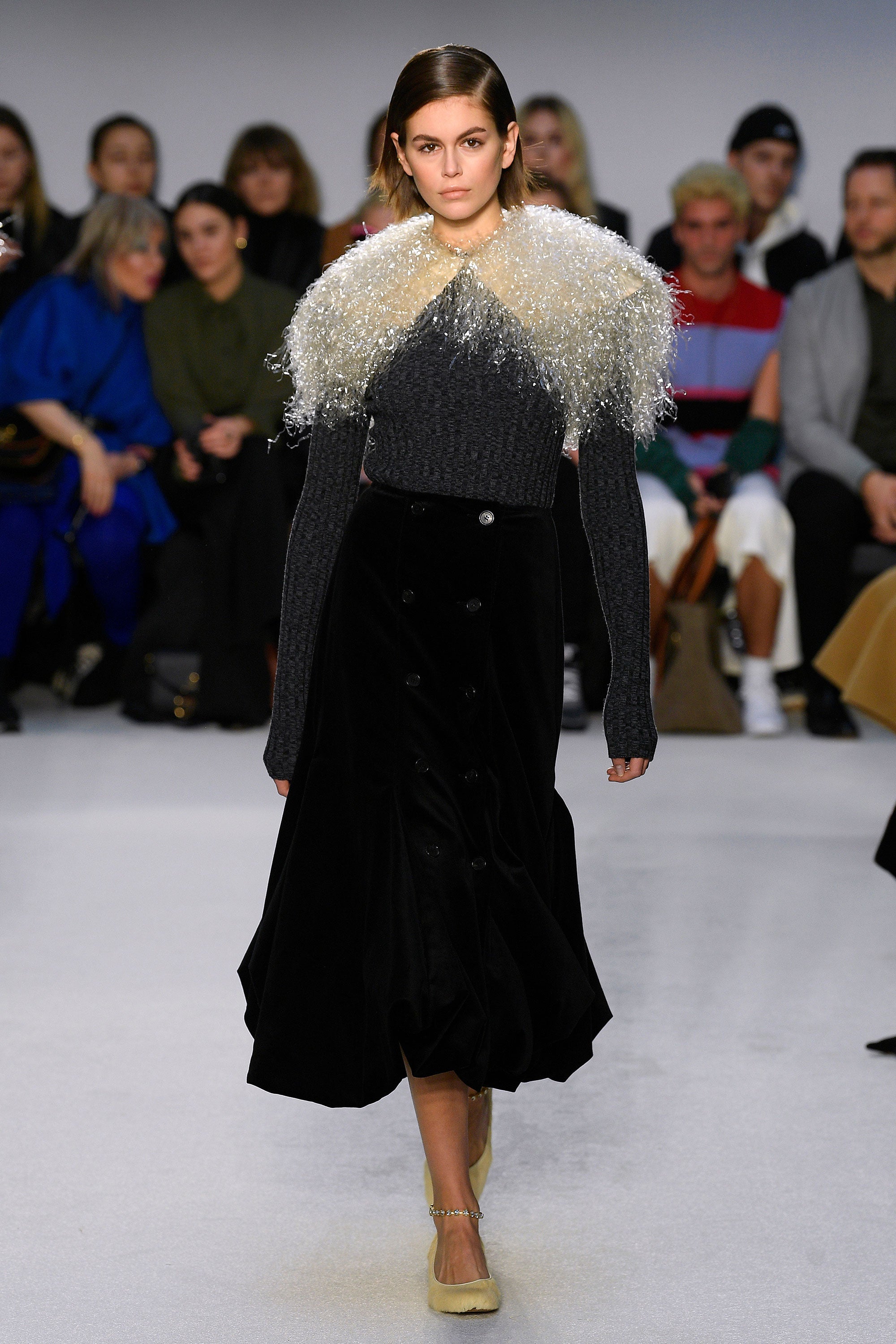 Oversized knits hit London catwalk at J.W. Anderson show
