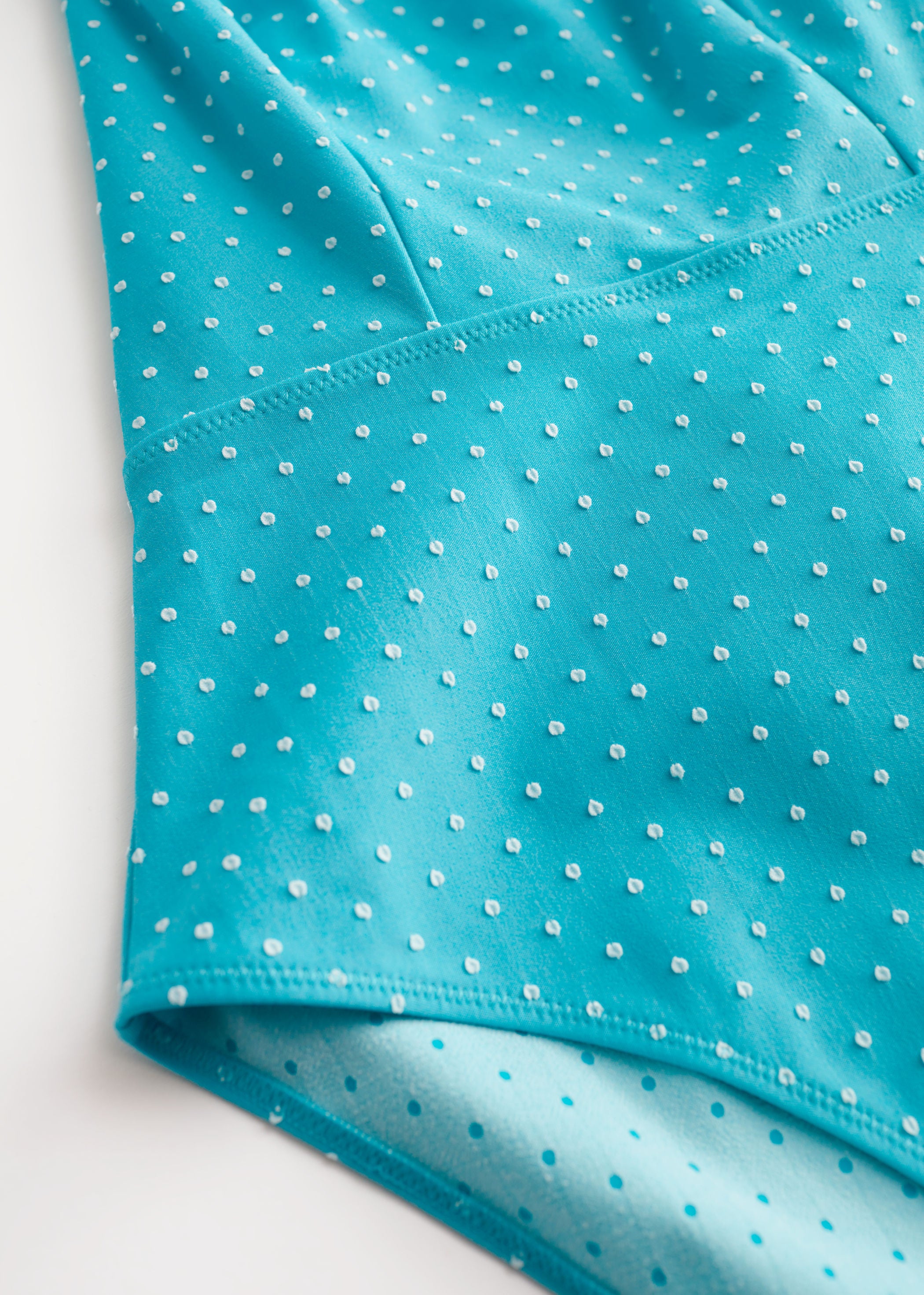 & other stories polka dot swimsuit