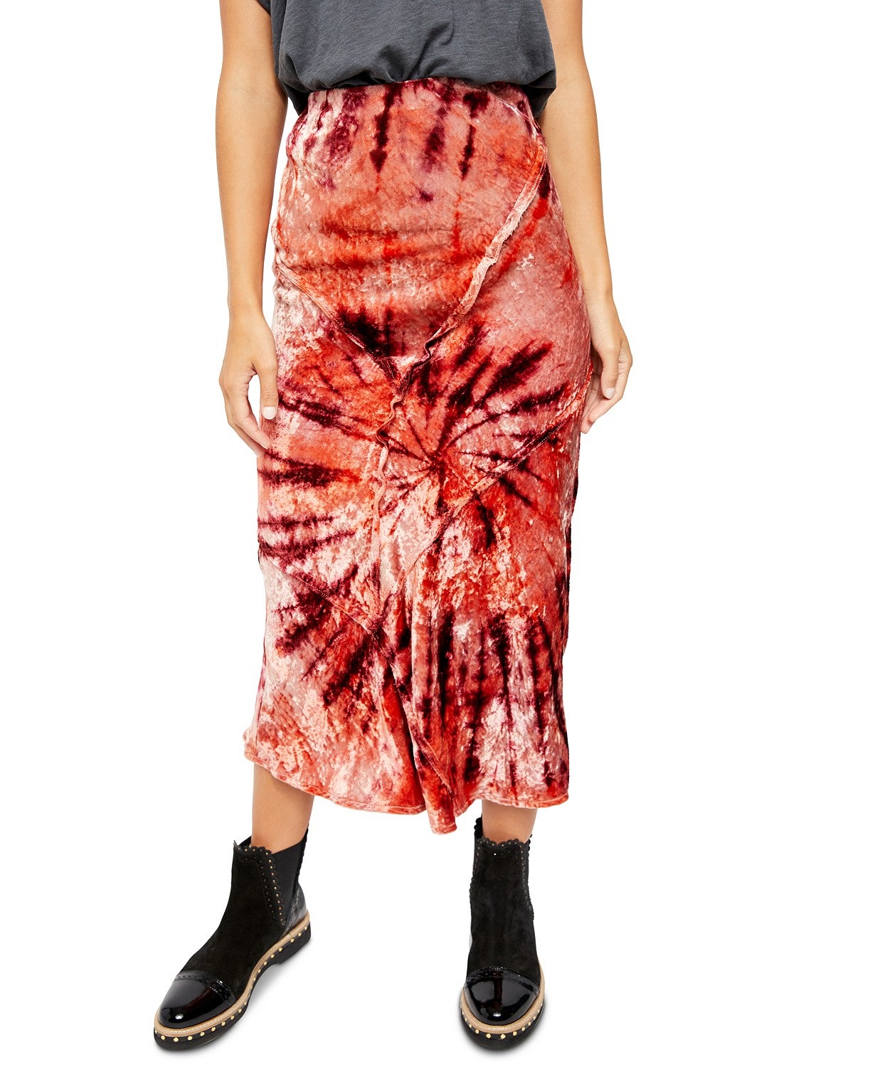 serious swagger tie dye skirt