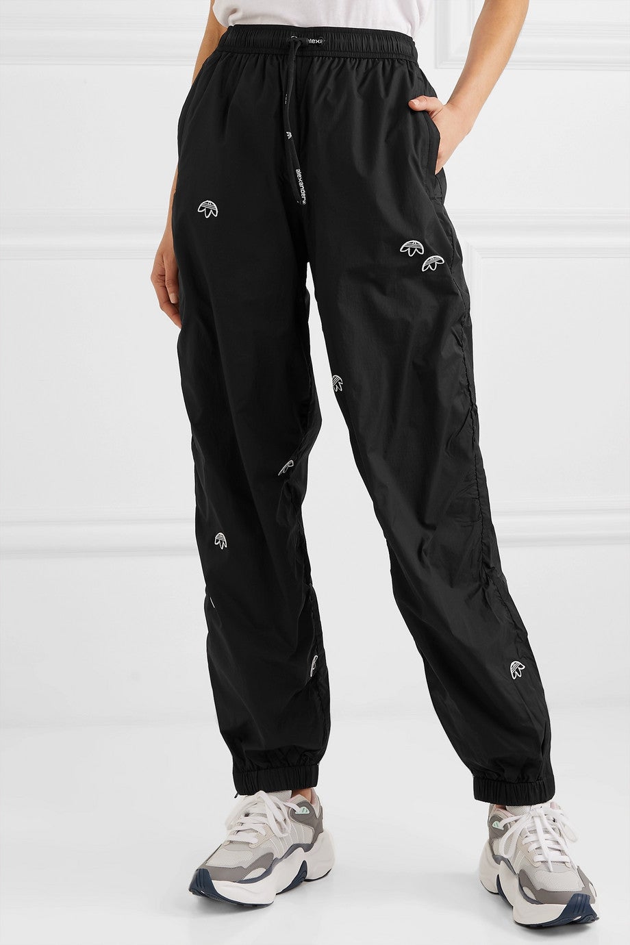 Adidas Originals by Alexander Wang + Appliquéd Shell Track Pants