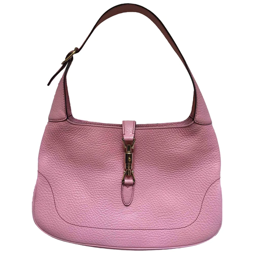 Gucci + Pink Leather Jackie Gucci Handbag