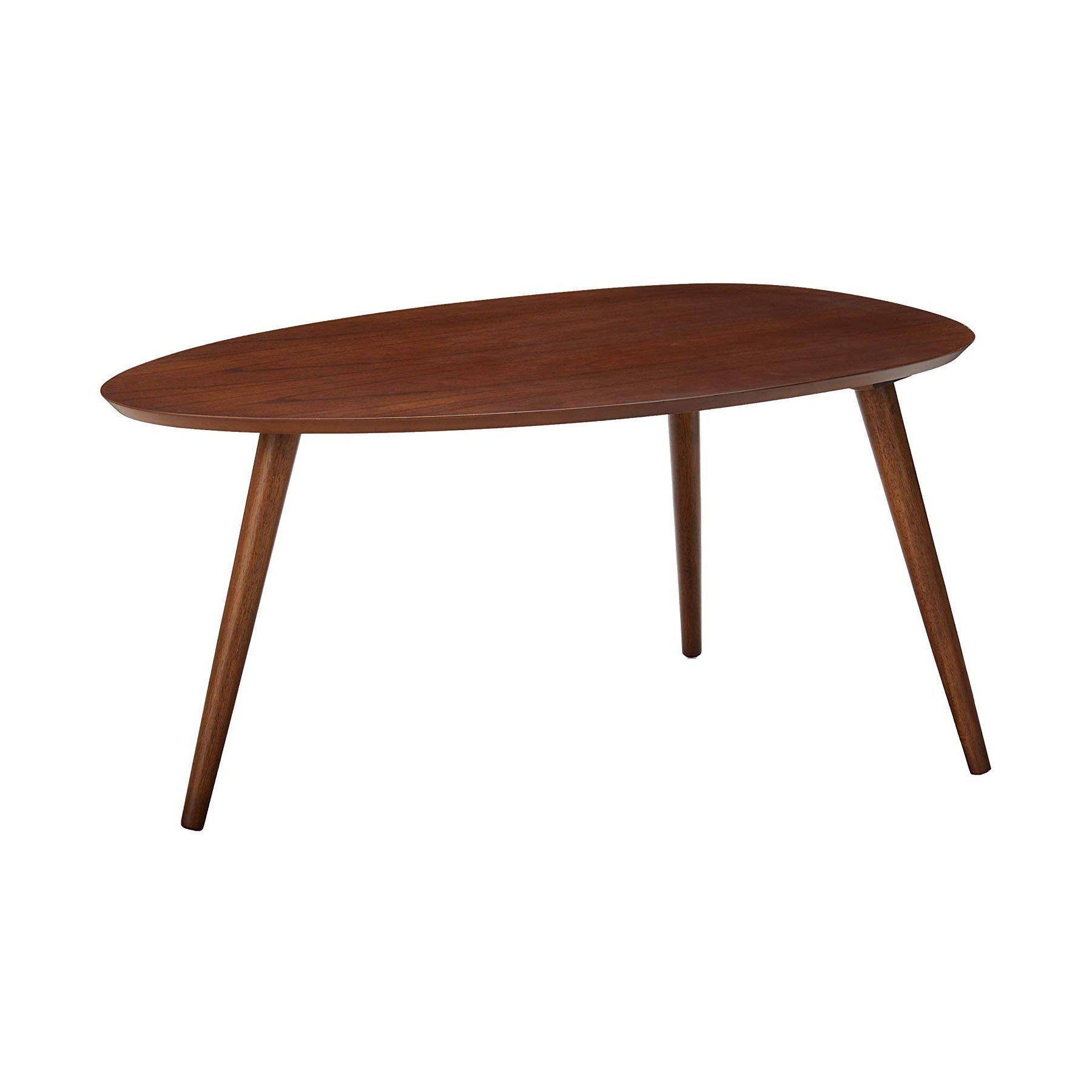 caspar walnut wood coffee table