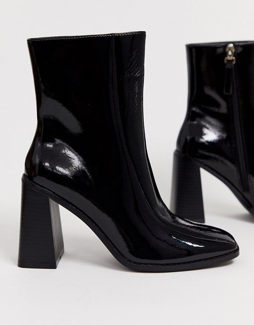 wren block heeled boot