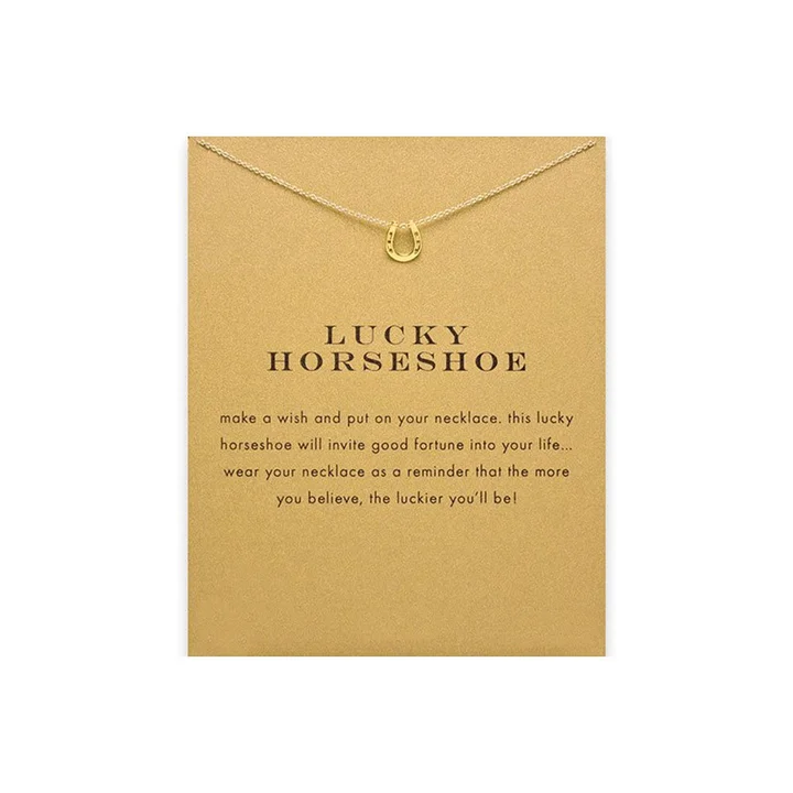 Luxury Fashion Mini Horseshoe Buckle Necklace Bracelet Force 10