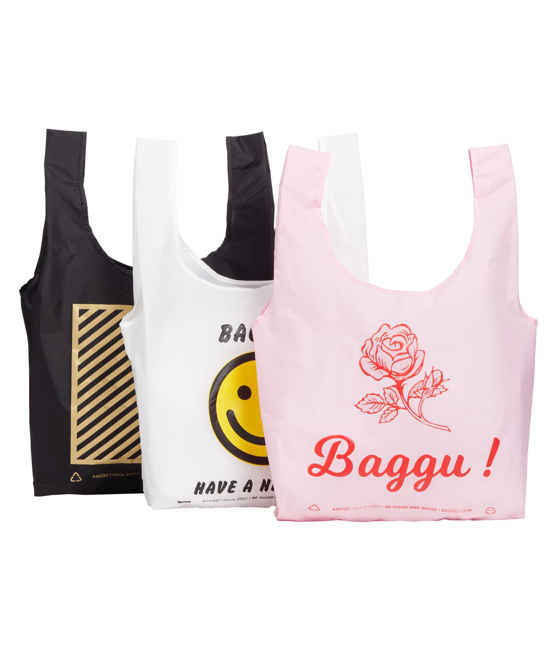 nylon baggu tote