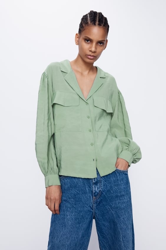 Zara + Fitting Shirts With Pockets