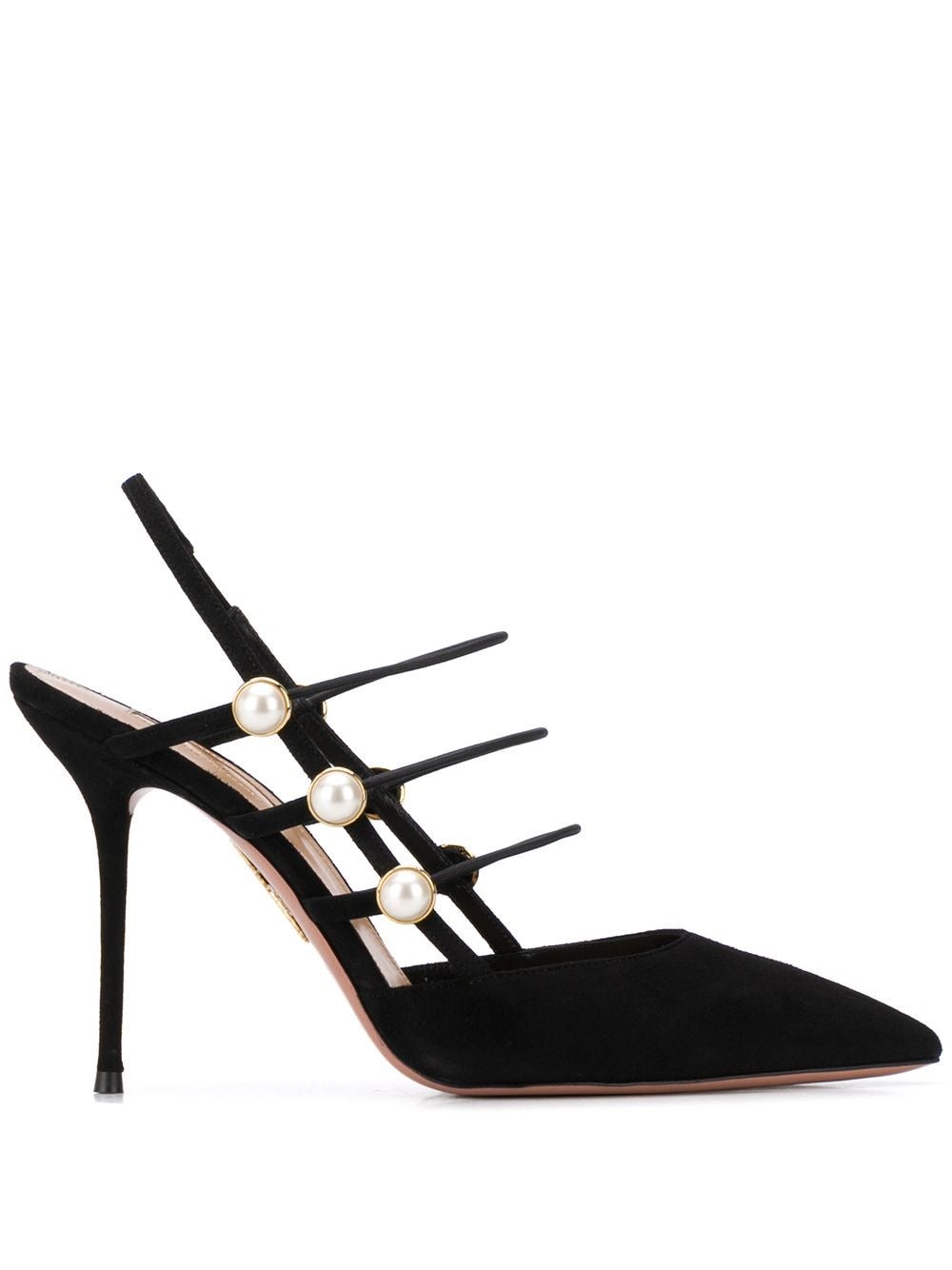 Aquazzura Mae Pearl Pumps