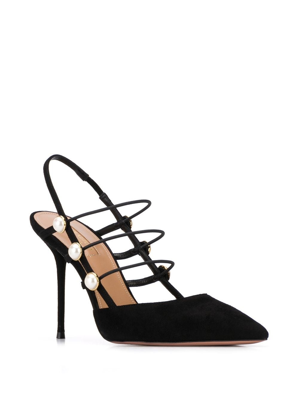 Aquazzura Mae Pearl Pumps