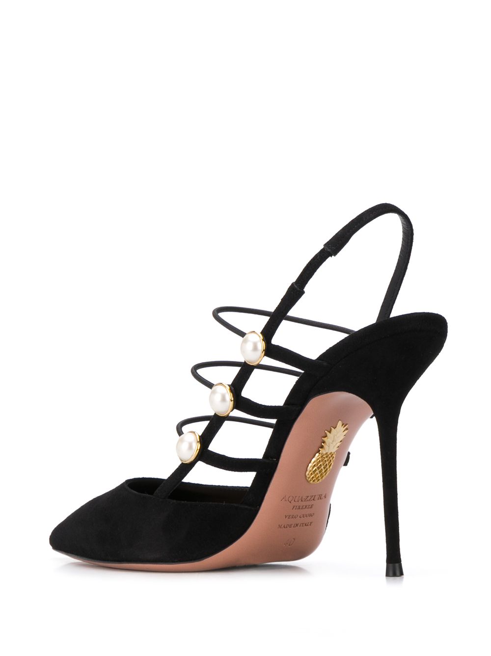 Aquazzura hot sale pearl shoes