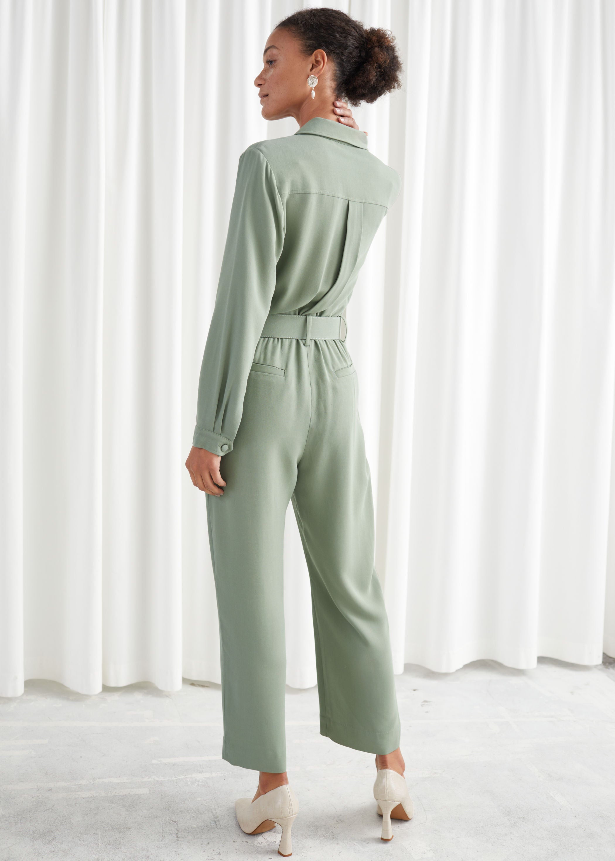 jumpsuit with over skirt