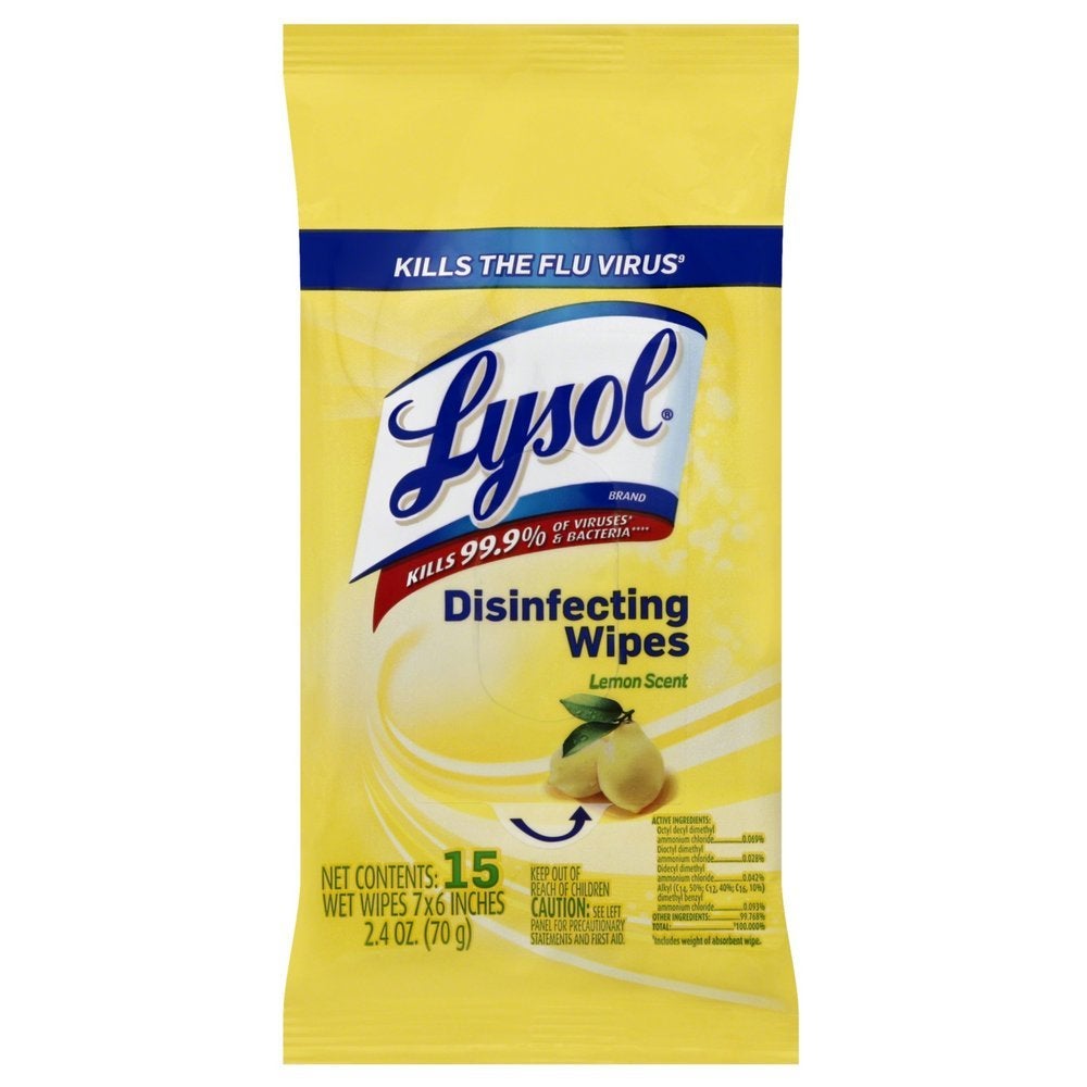 Lysol + Disinfecting Wipes ToGo Pack