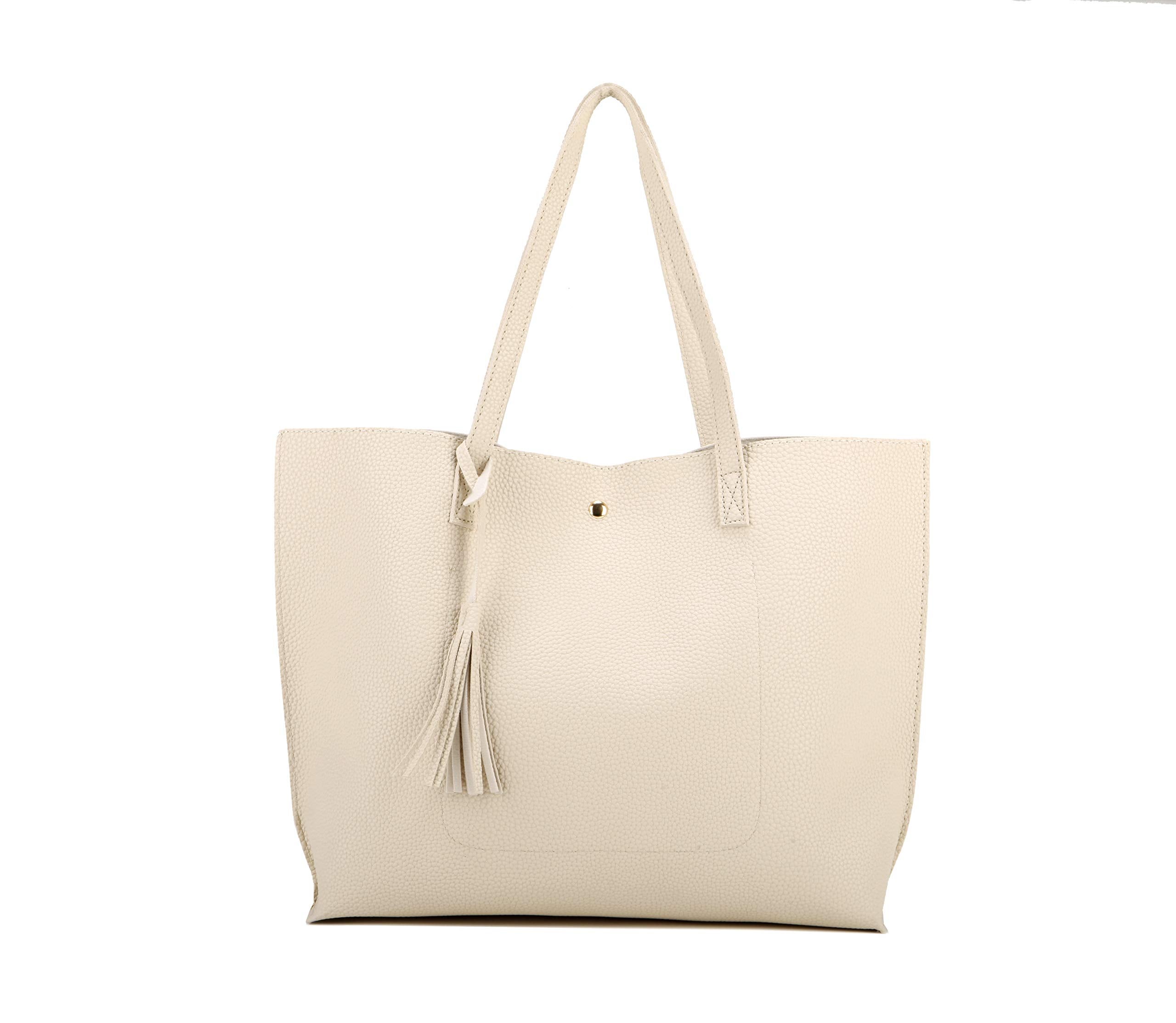 Nodykka + Pebbled Leather Tassel Tote Bag