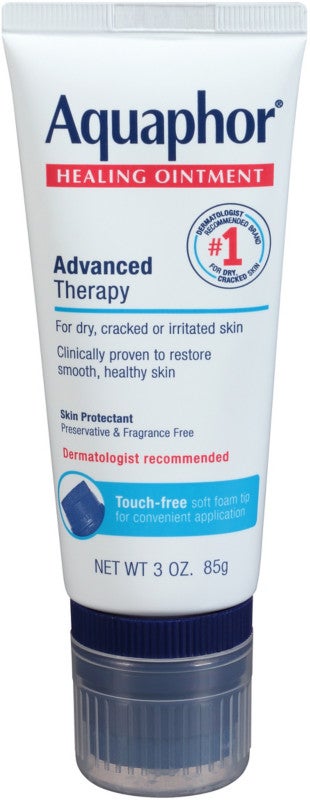 Aquaphor Healing Ointment Advanced Therapy Skin Protectant, Dry Skin Body  Moisturizer, 0.35 Oz Tube, 2 Count (Pack of 1)