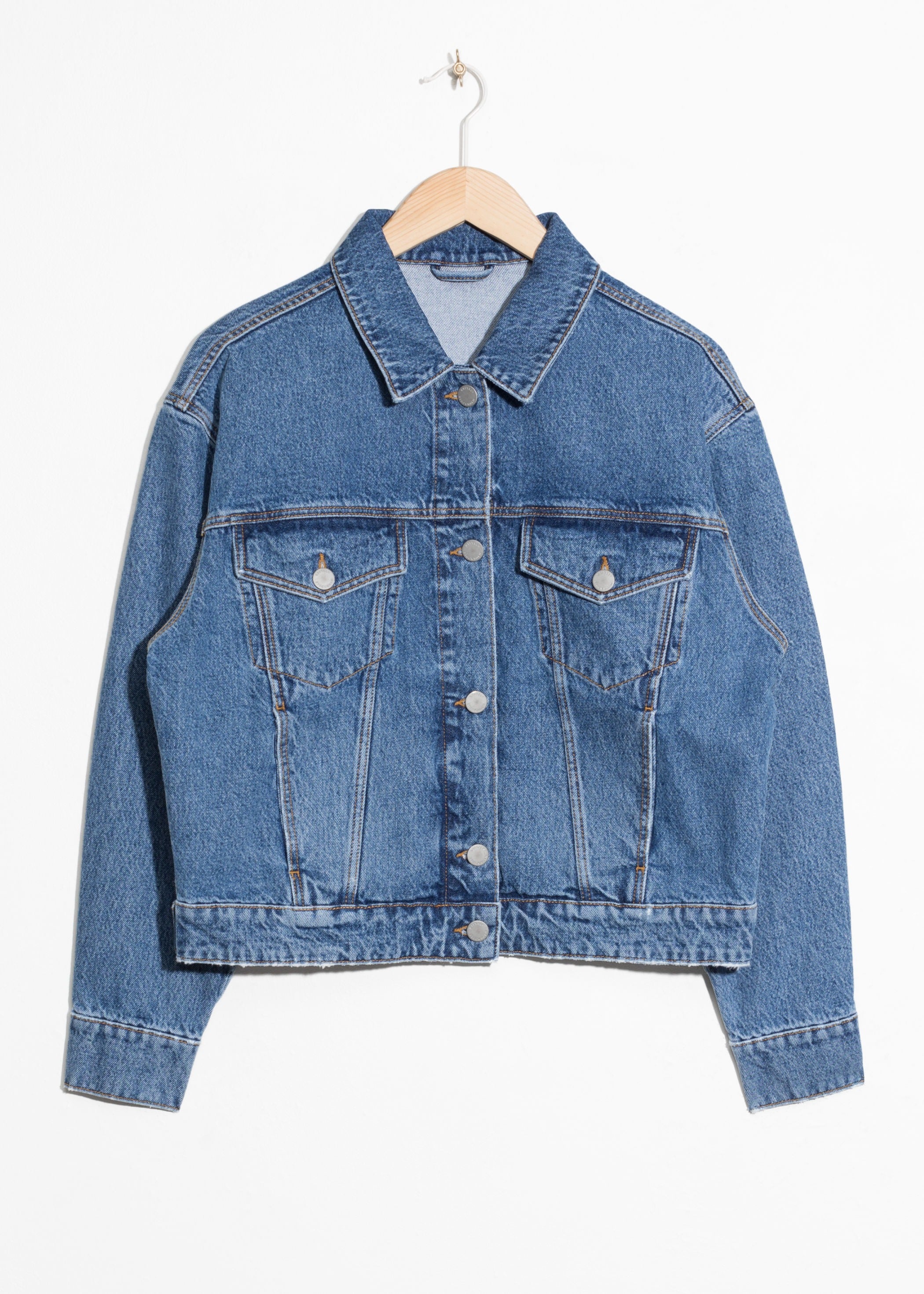 & Other Stories + Cropped Denim Jacket