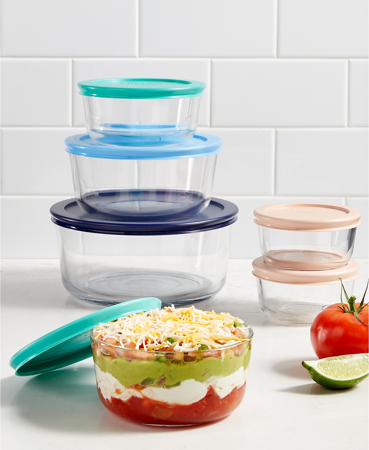 Pyrex + 12Pc. BPAFree Glass Storage Set