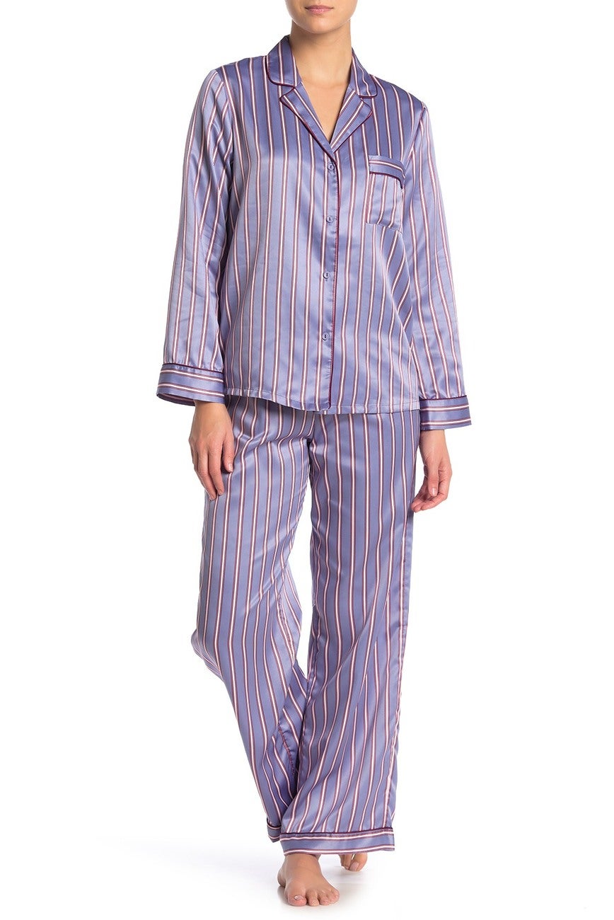 In Bloom by Jonquil Striped 2 Piece Pajama Set