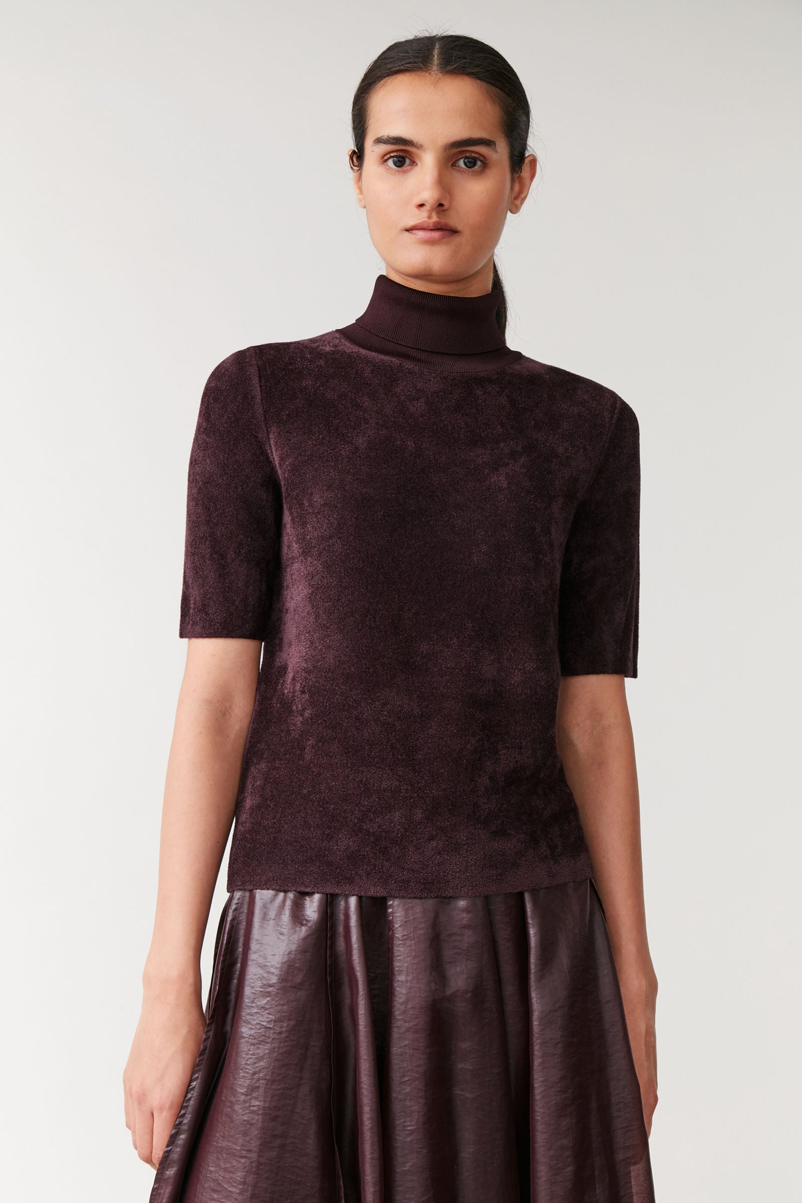 COS + Chenille Top With Rib Detail