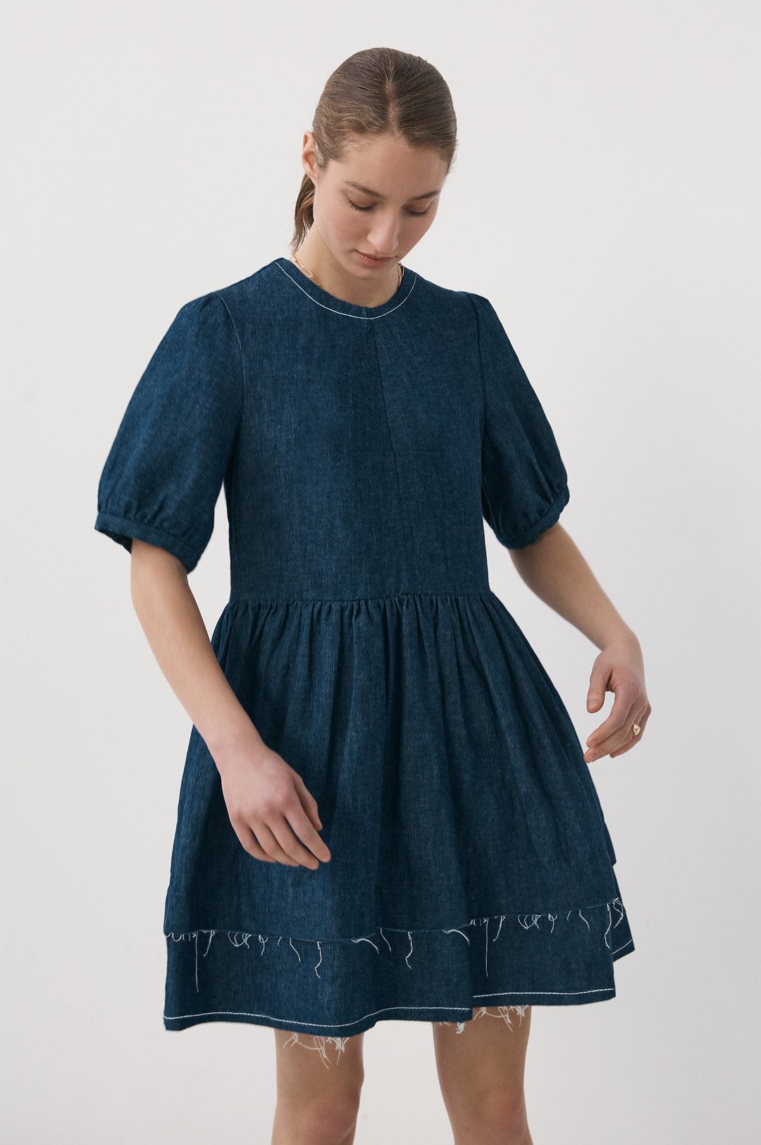 gorman chambray smock dress